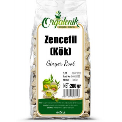 ZENCEFİL KÖK 200 gr